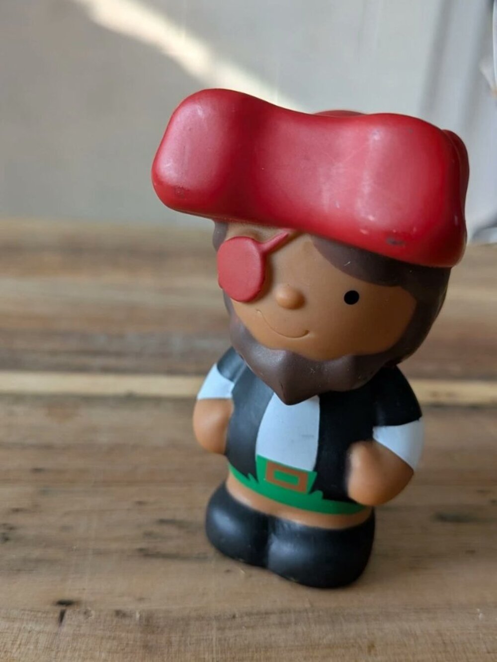 Water Table Pirate Boy Black ,Red,Green Replacement Vinyl Figure 3"